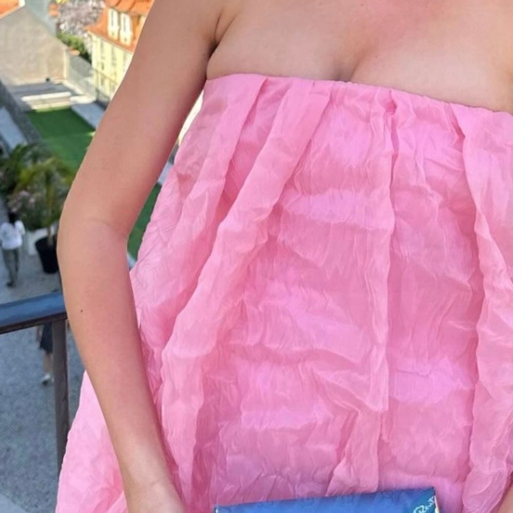 ZARA ORGANZA BALLOON DRESS - Picture 9 of 14